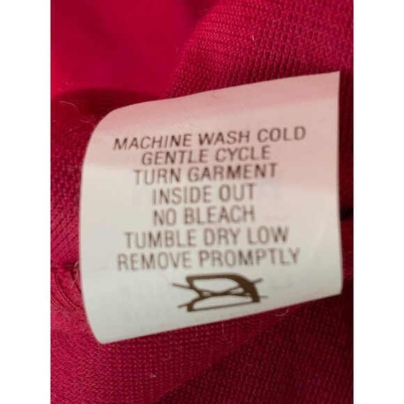 VTG 70s David Brown x Saks Fifth Avenue Red Maxi House Dress Medium Velour USA R - Picture 10 of 14